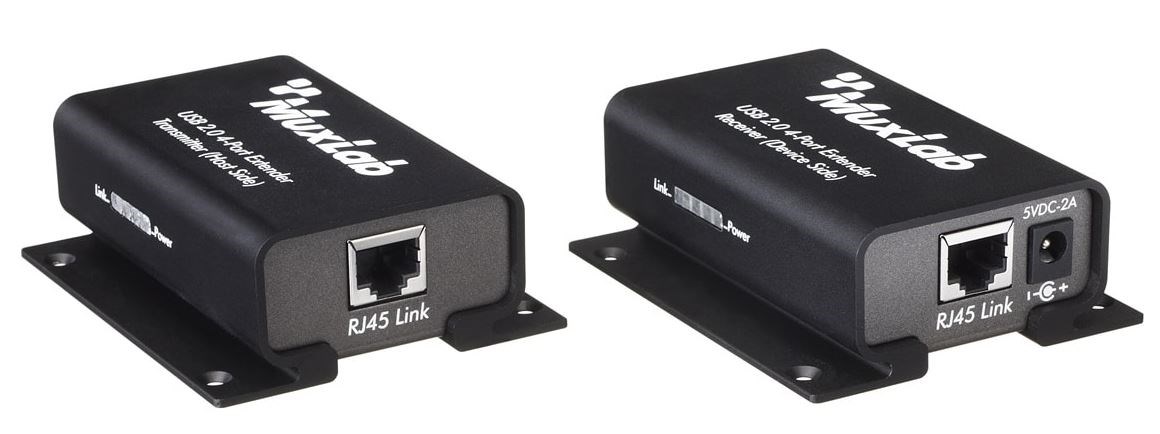 MUXLAB USB 2.0 4-Port Extender Kit (500072)