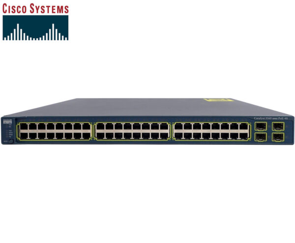 SWITCH ETH 48P 100MB & 4x1GB SFP CISCO CATALYST 3560 POE