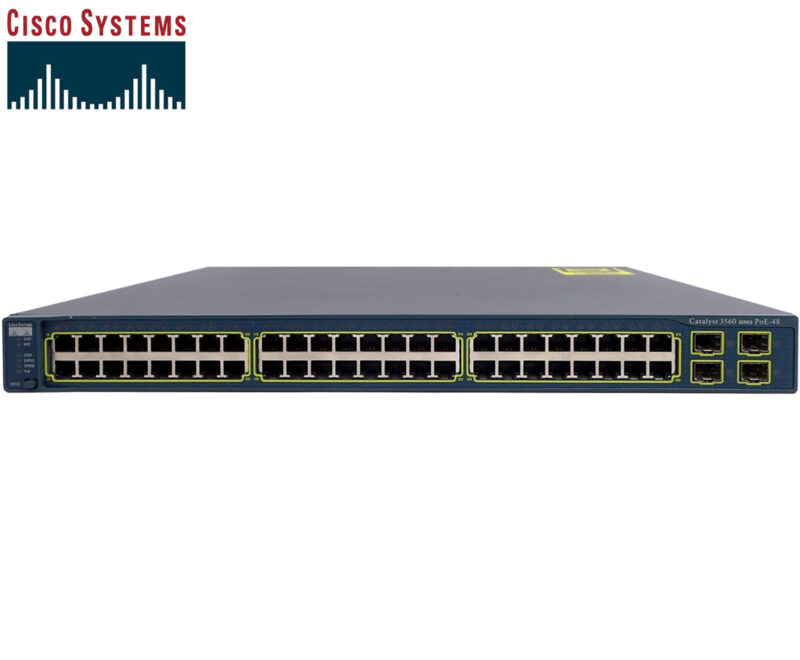 SWITCH ETH 48P 100MB & 4x1GB SFP CISCO CATALYST 3560 POE