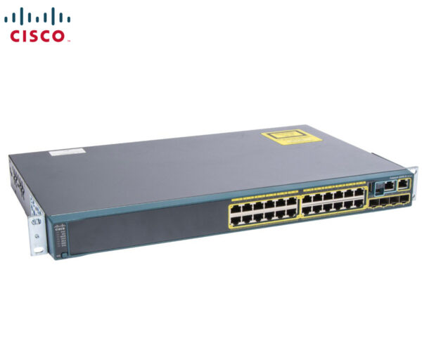 SWITCH ETH 24P 1GB & 4x1GB SFP CISCO C2960S STACKABLE