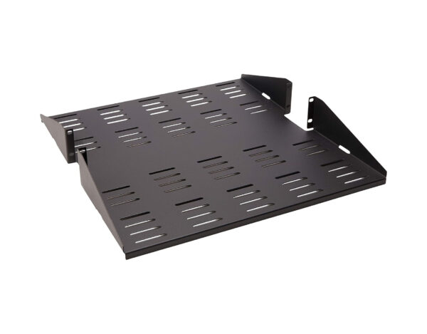 RACK MOUNT SHELF RACKSOLUTIONS 2U 19'' BLACK NEW