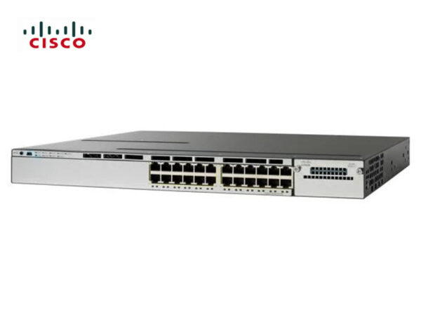 SWITCH ETH 24P 1GBE CISCO 3750X  2x350w 2xFAN LAN Base