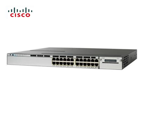SWITCH ETH 24P 1GBE CISCO 3750X  2x350w 2xFAN LAN Base