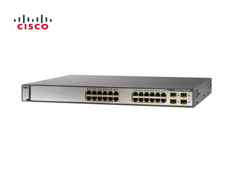 SWITCH ETH 24P 1GB & 4x1GB SFP CISCO C3750G NEW
