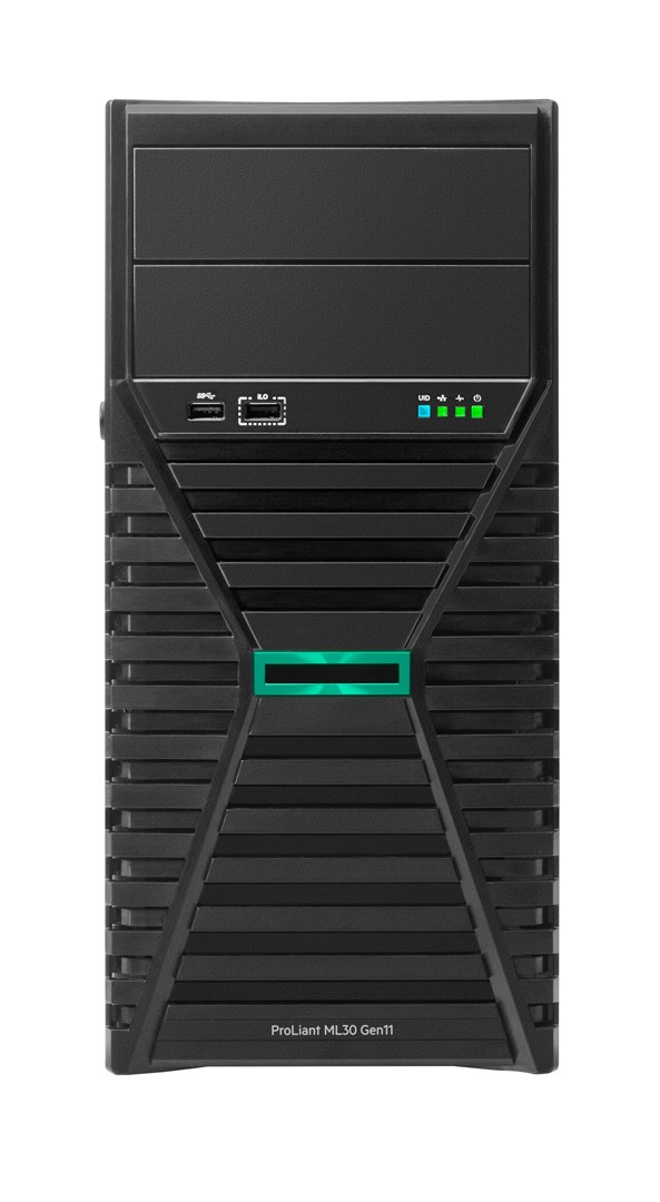 HPE ProLiant ML30 Gen11 E-2434 3.4GHz 4-core 1P 16GB-U 8SFF-HP 800W PS Server
