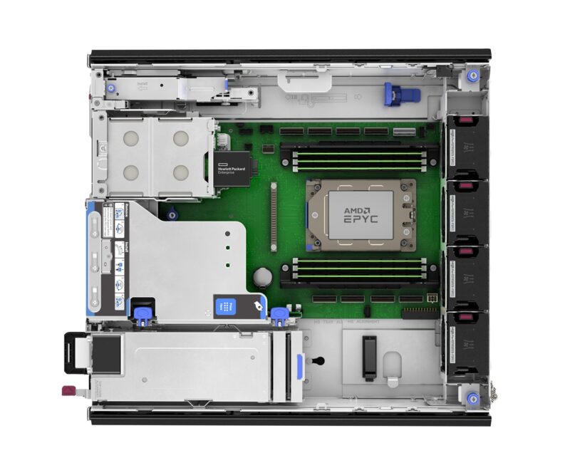 HPE ProLiant DL145 Gen11 8024P 2.4GHz 8c 1P 1x32GB-R 2SFF NS204i-u NC BCM5719 2x1000W PS EMEA Server - Image 4