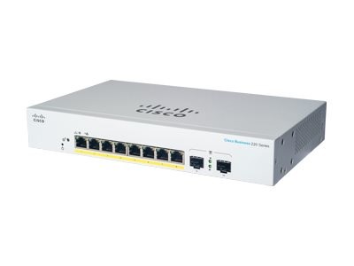Cisco CBS220-8P-E-2G-EU network switch Managed L2 Gigabit Ethernet (10/100/1000) Power over Ethernet (PoE) White - Image 2