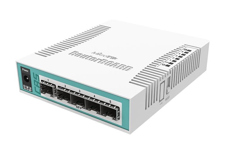 Mikrotik CRS106-1C-5S network switch Gigabit Ethernet (10/100/1000) Power over Ethernet (PoE) White - Image 3