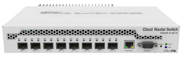 Mikrotik CRS309-1G-8S+ Managed Gigabit Ethernet (10/100/1000) Power over Ethernet (PoE) White
