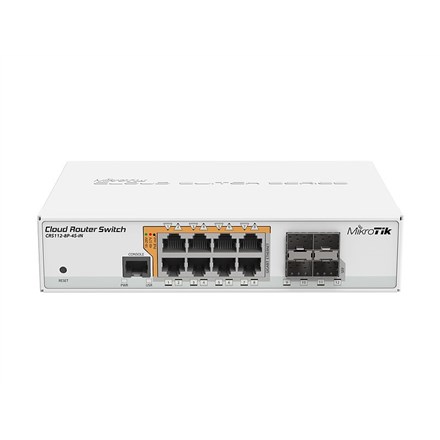 Mikrotik CRS112-8P-4S-IN network switch Gigabit Ethernet (10/100/1000) Power over Ethernet (PoE) White - Image 8