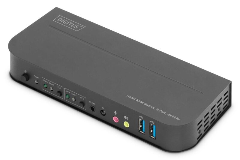 Digitus KVM Switch, 2x1 HDMI, HDMI Out,USB, 4Kx2K@60Hz - Image 7