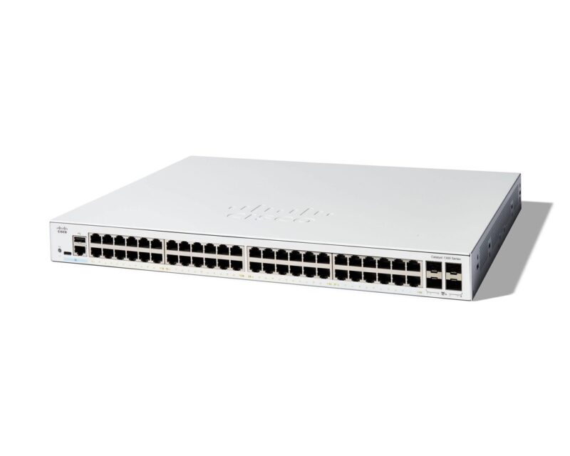 Cisco Catalyst 1300-48T-4X Managed Switch, 48 Port GE, 4x10GE SFP+, Limited Lifetime Protection (C1300-48T-4X) - Image 3