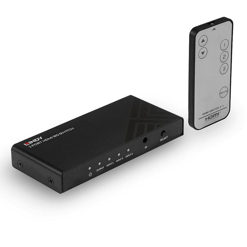 Lindy 3 Port HDMI 18G Switch - Image 7