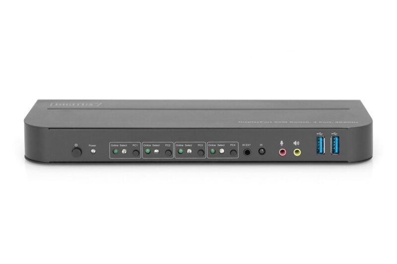 Digitus KVM Switch, 4-Port, 4K60Hz, 4 x DP in, 1 x DP/HDMI out - Image 6