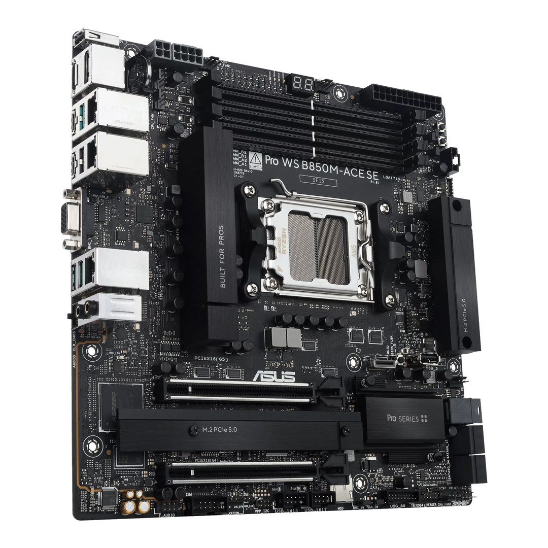 Asus PRO WS B850M-ACE SE AM5 AMD motherboard - Image 4
