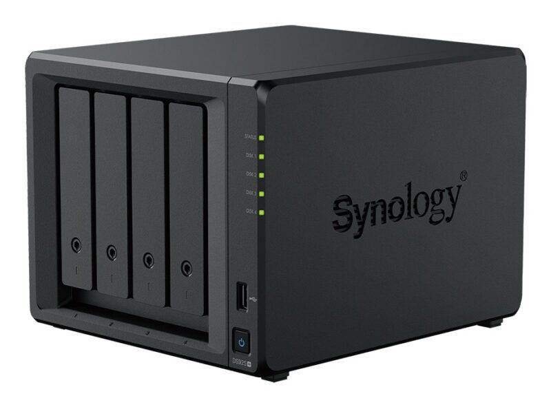 Synology DiskStation DS925+ NAS/storage server Ryzen Embedded V1500B 4 GB DDR4 0 TB Black - Image 3
