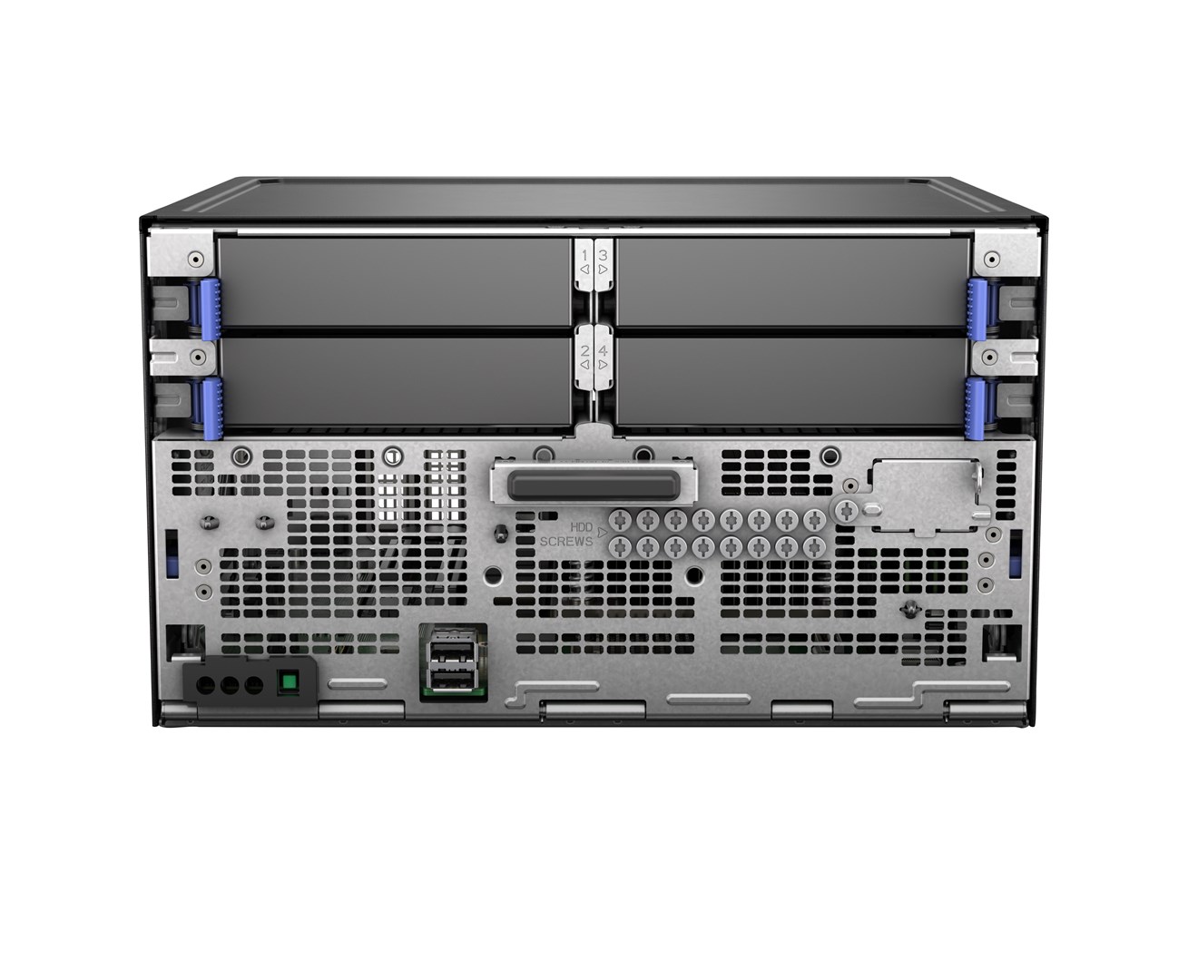 HPE ProLiant MicroServer Gen11 G7400 2c 16GB-U 4LFF-NHP 1TB HDD 180W Ext PS EMEA Cmp Module Server - Image 4