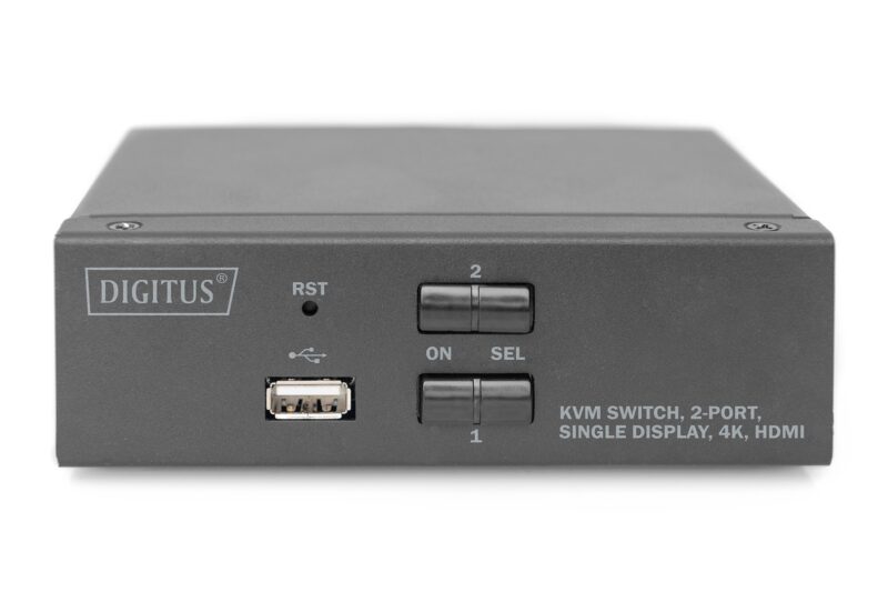 Digitus KVM Switch, 2 Port, Single Display, 4K, HDMI® - Image 3
