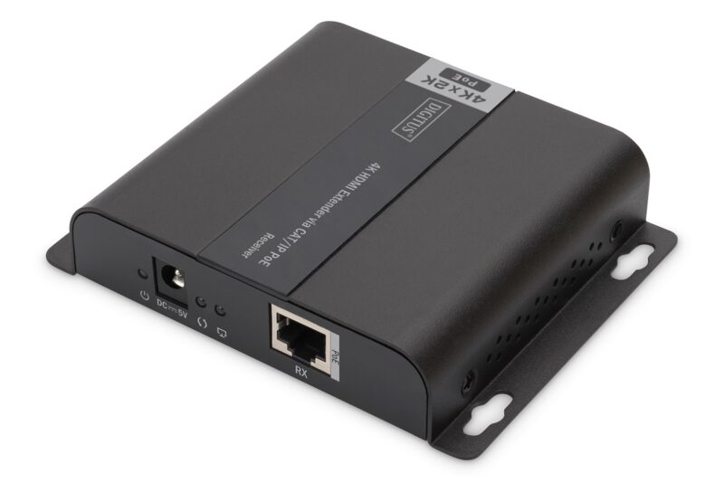 Digitus 4K HDMI Extender via CAT/IP (receiver unit), PoE - Image 3