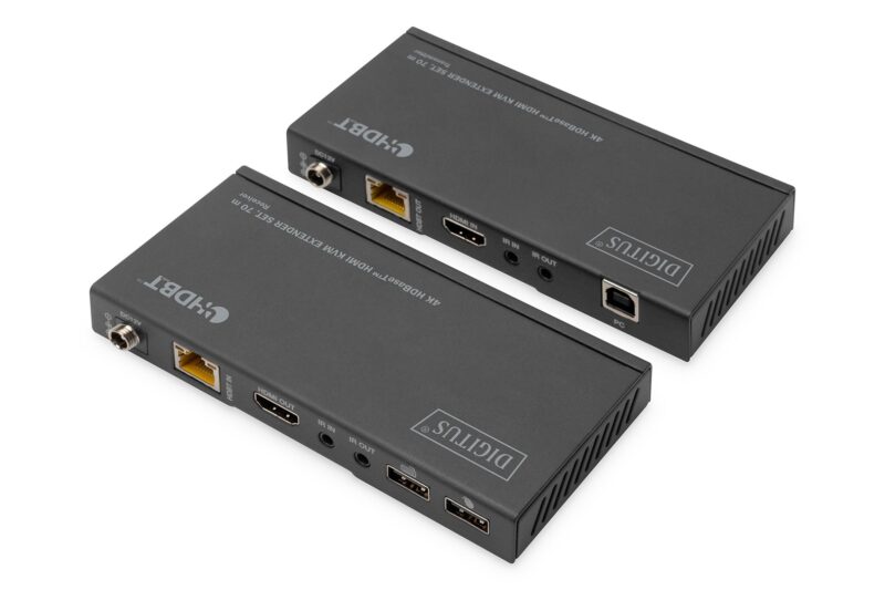 Digitus 4K HDBaseT™ HDMI KVM Extender Set, 70 m - Image 2