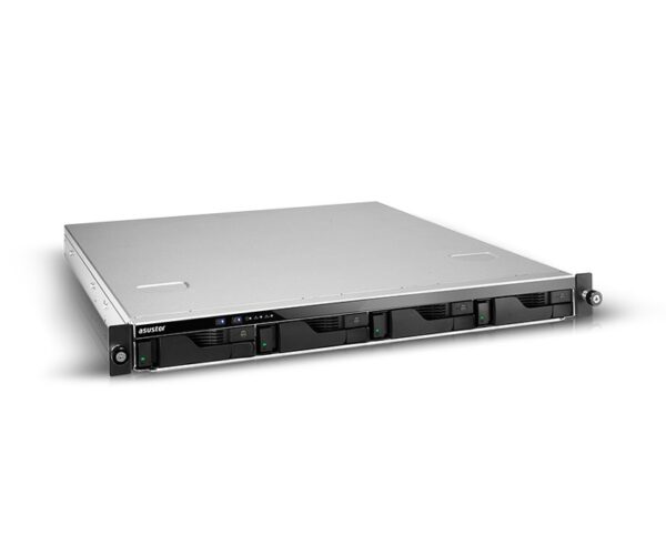 Asustor Lockerstor 4RS NAS Rack (1U) Intel Atom® C3538 8 GB DDR4 0 TB ADM Black