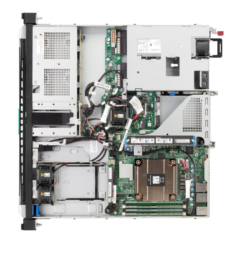 HPE ProLiant DL20 Gen11 E-2436 2.9GHz 6c 1P 32GB-DR 4SFF VROC 2x480GB SATA SSD 800W RPS EU Server - Image 4