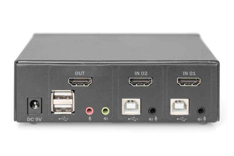 Digitus KVM Switch, 2 Port, Single Display, 4K, HDMI® - Image 4