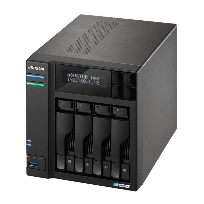 Asustor LOCKERSTOR 4 Gen2 (AS6704T) NAS Desktop Intel® Celeron® N N5105 4 GB DDR4 0 TB ADM Black - Image 4
