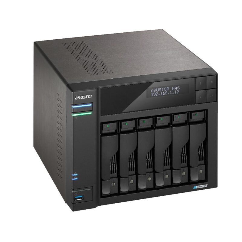 Asustor LOCKERSTOR 6 NAS Desktop Intel® Celeron® N5105 8 GB DDR4 HDD ADM Black - Image 3