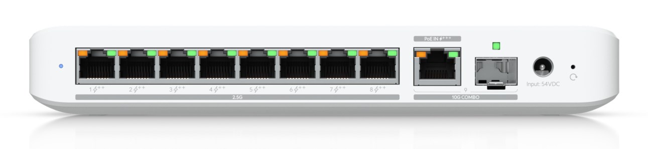 Ubiquiti USW-Flex-2.5G-8-PoE Switch | 8x 2.5GbE RJ45, 1x 10GbE SFP+, 196W - Image 2