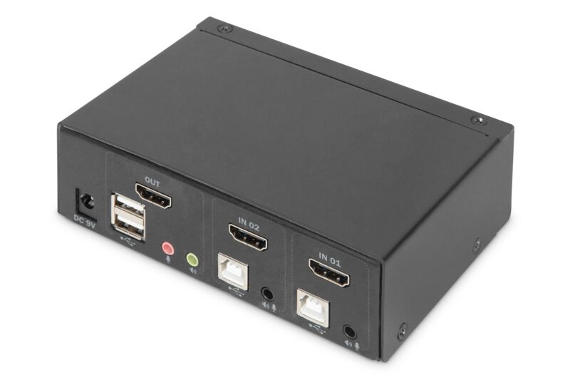 Digitus KVM Switch, 2 Port, Single Display, 4K, HDMI® - Image 2