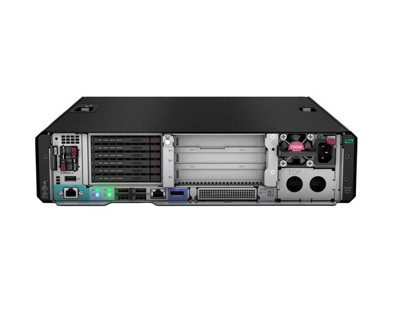 HPE ProLiant DL145 Gen11 8024P 2.4GHz 8c 1P 1x32GB-R 2SFF NS204i-u NC BCM5719 2x1000W PS EMEA Server - Image 3