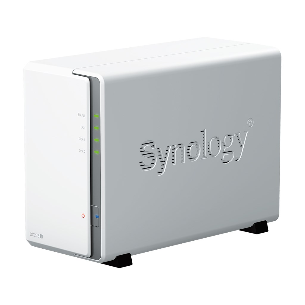 Synology DiskStation DS223J NAS/storage server Desktop Realtek RTD1619B 1 GB DDR4 DiskStation Manager White - Image 2