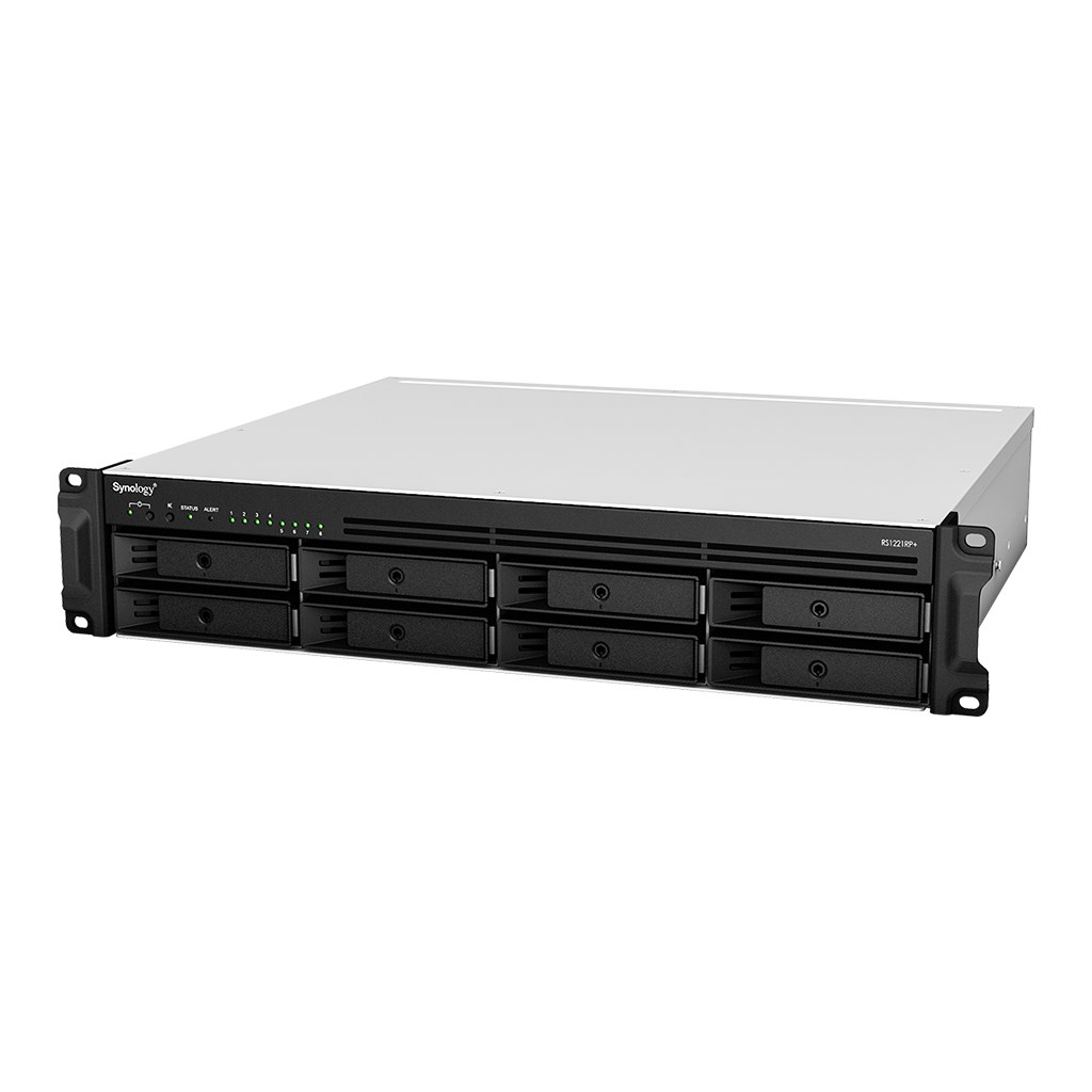Synology RackStation RS1221RP+ NAS/storage server Rack (2U) Ryzen Embedded V1500B 4 GB DDR4 0 TB DiskStation Manager Black - Image 2