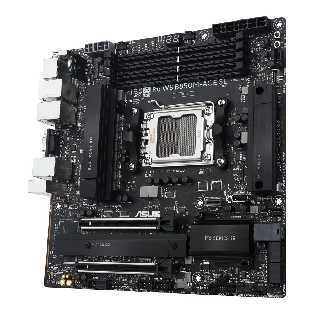 Asus PRO WS B850M-ACE SE AM5 AMD motherboard - Image 5