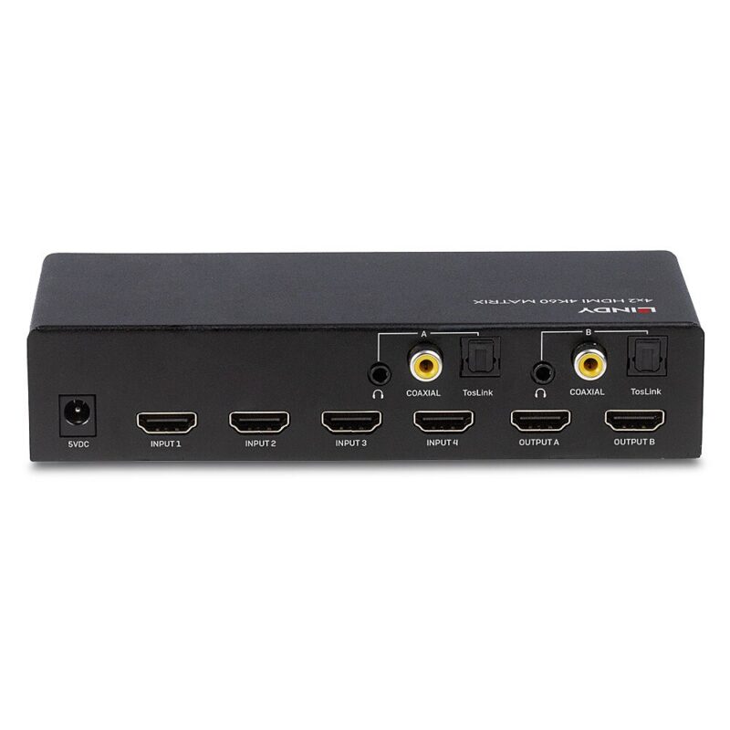 Lindy 4x2 HDMI 4K60 Matrix - Image 2