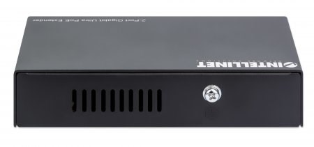 Intellinet 2-Port Gigabit Ultra PoE Extender, Adds up to 100 m (328 ft.) to PoE Range, PoE Power Budget 60 W, Two PSE Ports with 30 W Output Each, IEEE 802.3bt/at/af Compliant, Metal Housing - Image 3