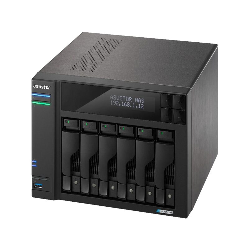 Asustor LOCKERSTOR 6 NAS Desktop Intel® Celeron® N5105 8 GB DDR4 HDD ADM Black - Image 4