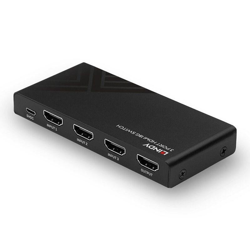 Lindy 3 Port HDMI 18G Switch - Image 2