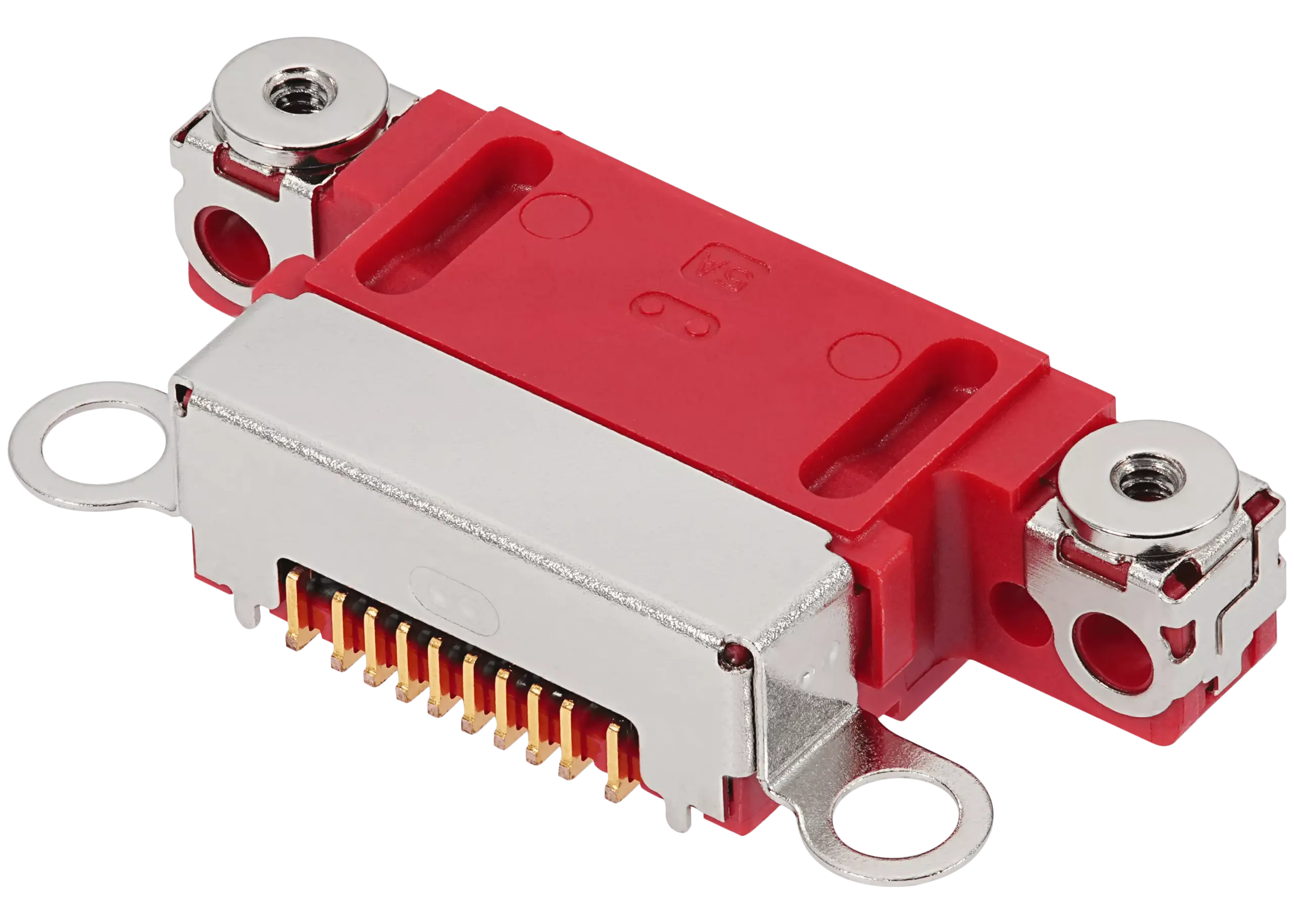 Charging Port Only For iPhone 14 / 14 Plus (Red) (10 Pack) - Image 4