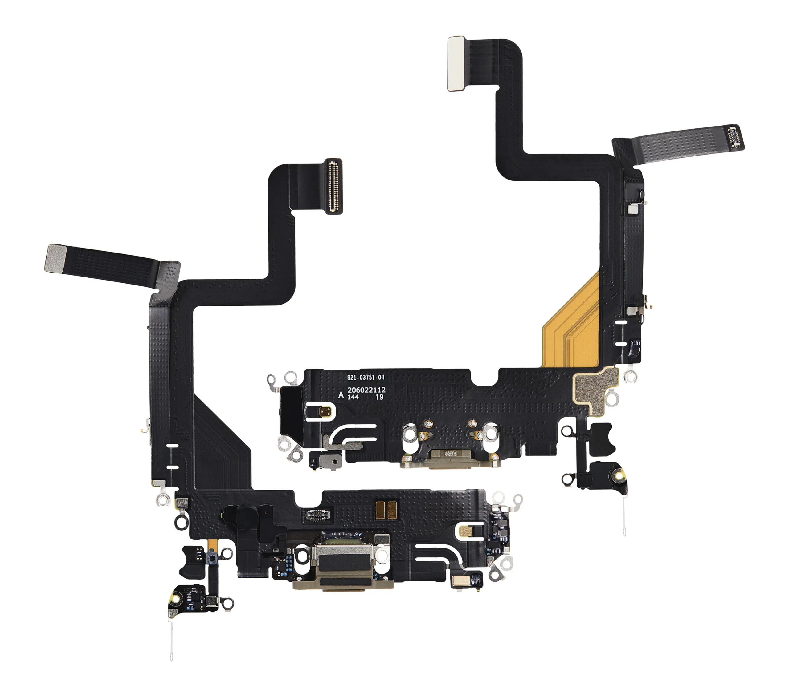 Charging Port Flex Cable For iPhone 14 Pro (Premium) (Gold) - Image 6