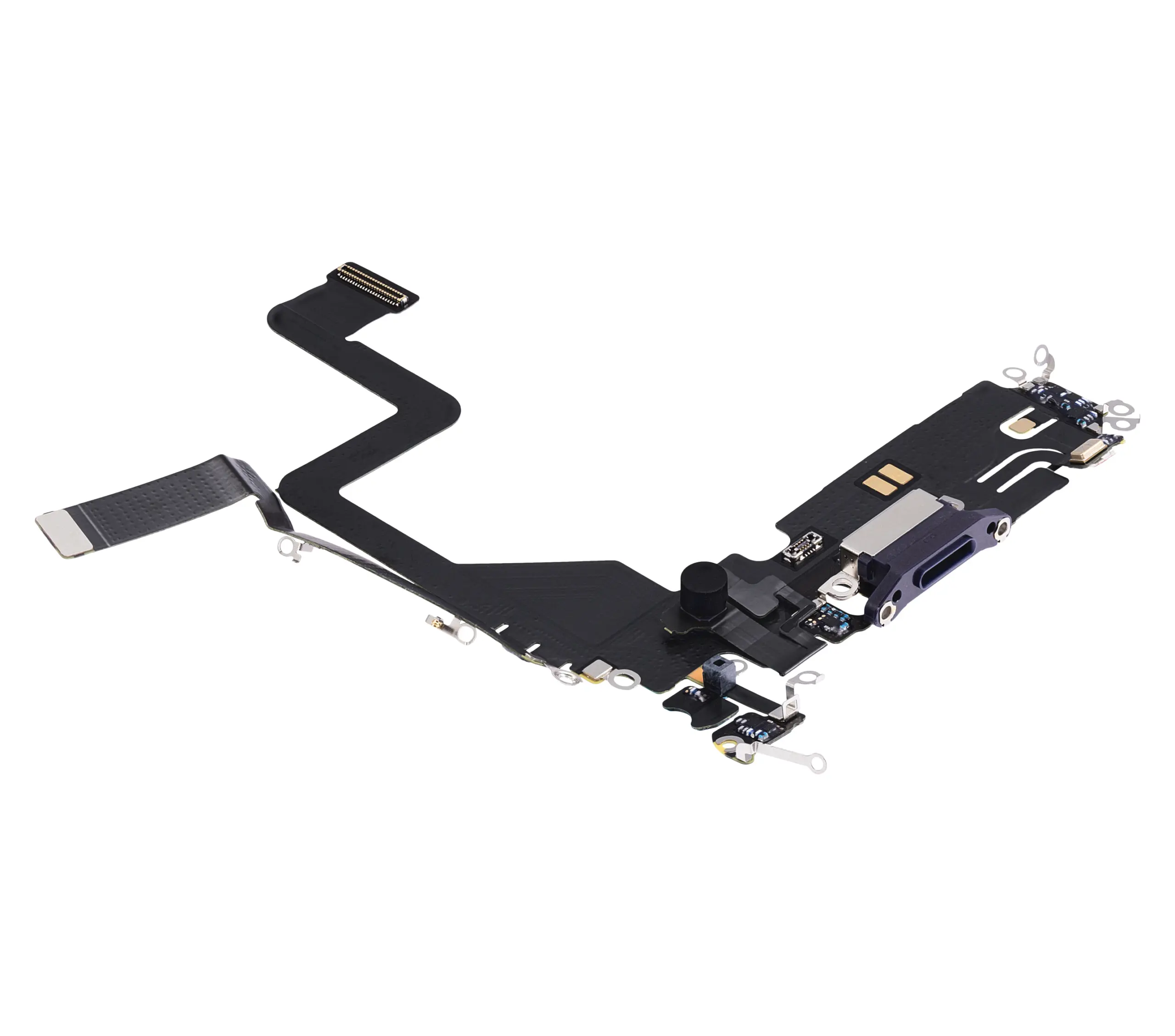 Charging Port Flex Cable For iPhone 14 Pro (Premium) (Deep Purple) - Image 3