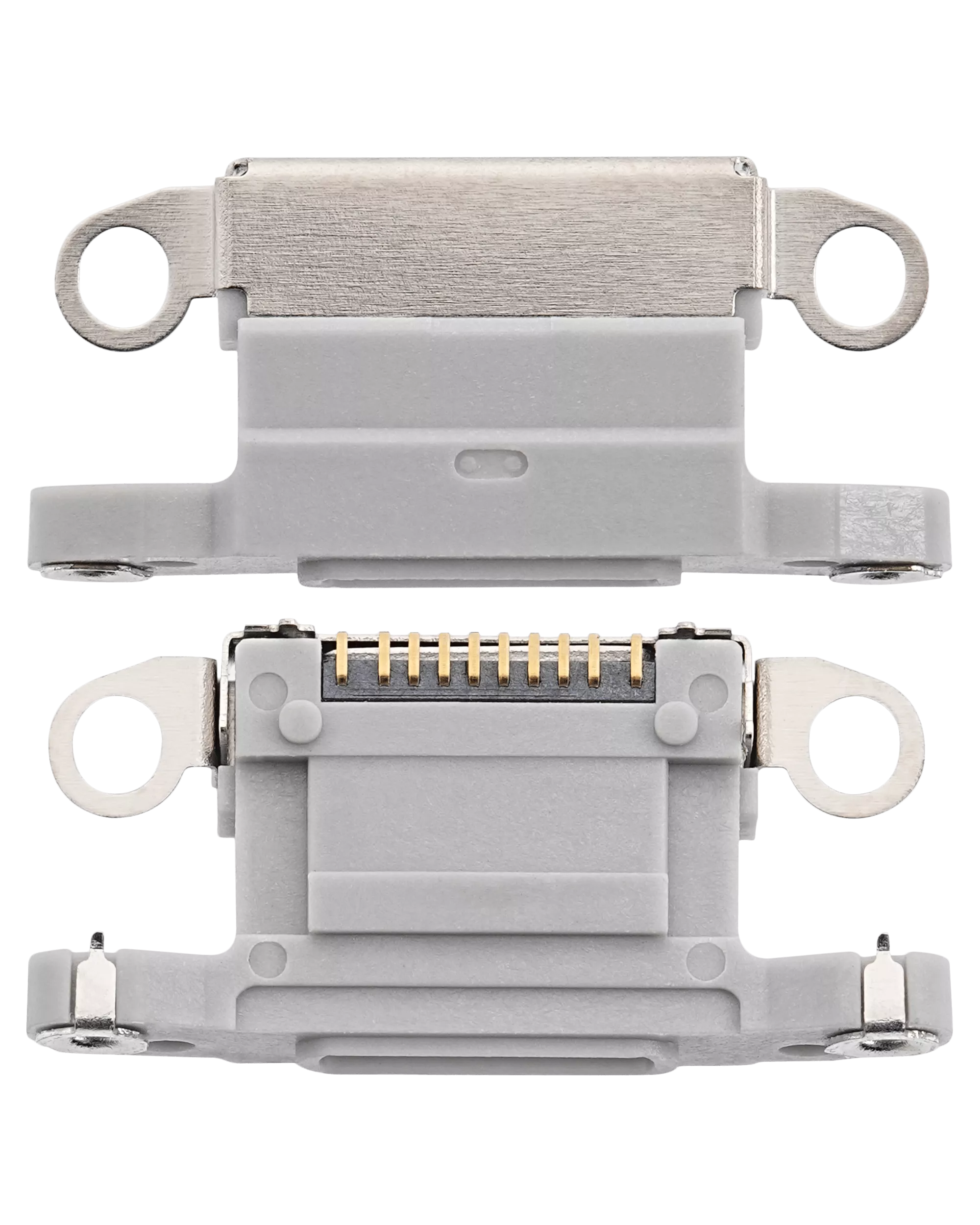 Charging Port Only For iPhone 14 Pro / 14 Pro Max (Silver) (10 Pack) - Image 6