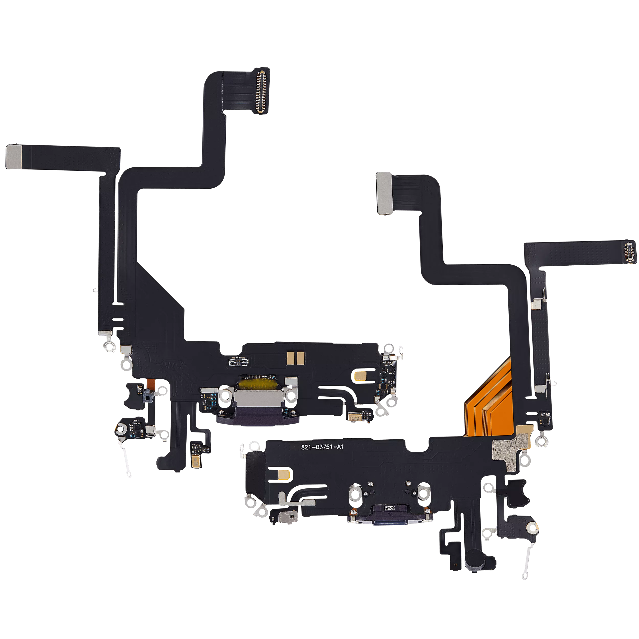 Charging Port Flex Cable For iPhone 14 Pro (Aftermarket Plus) (Deep Purple) - Image 6