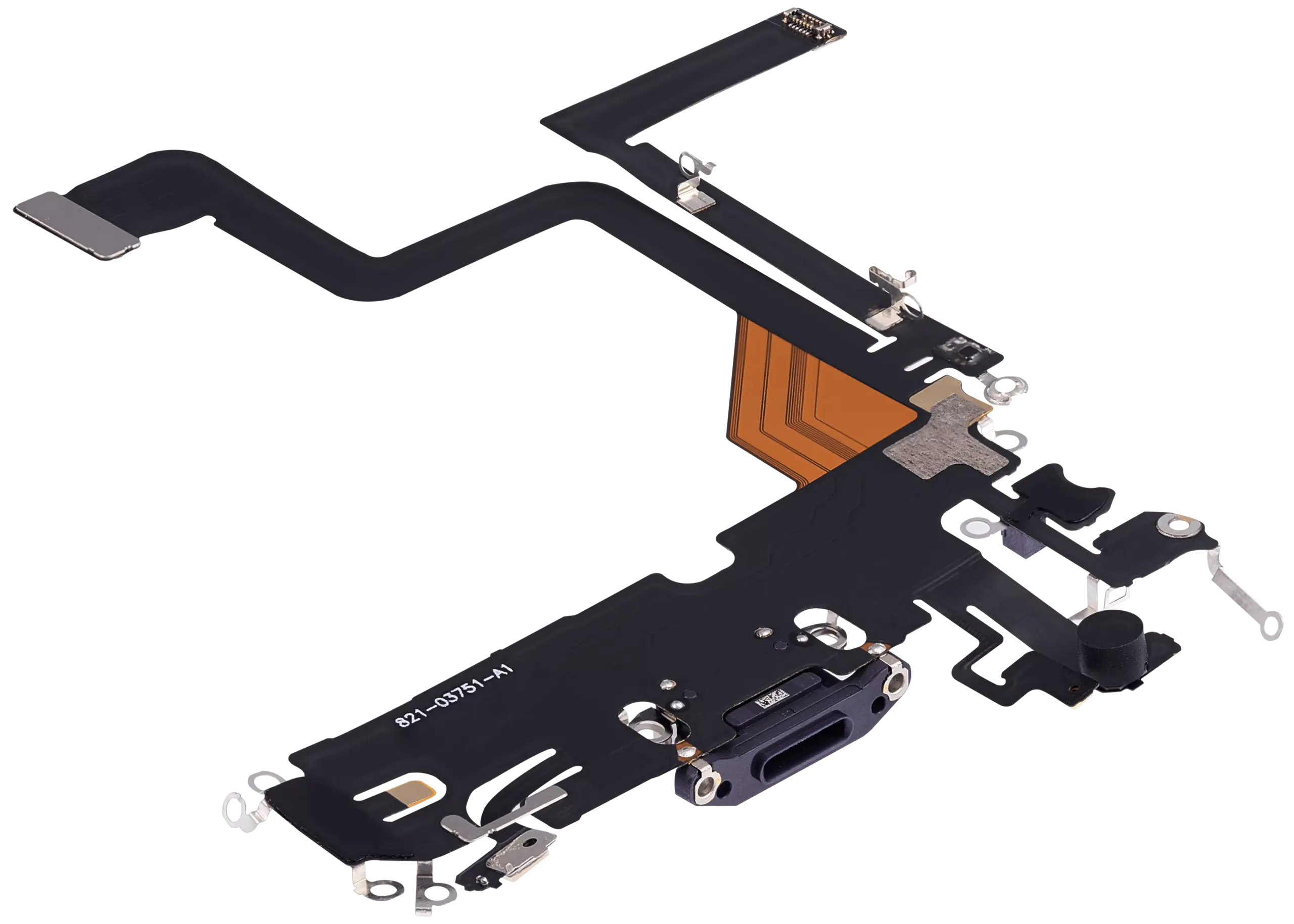Charging Port Flex Cable For iPhone 14 Pro (Aftermarket Plus) (Deep Purple) - Image 9