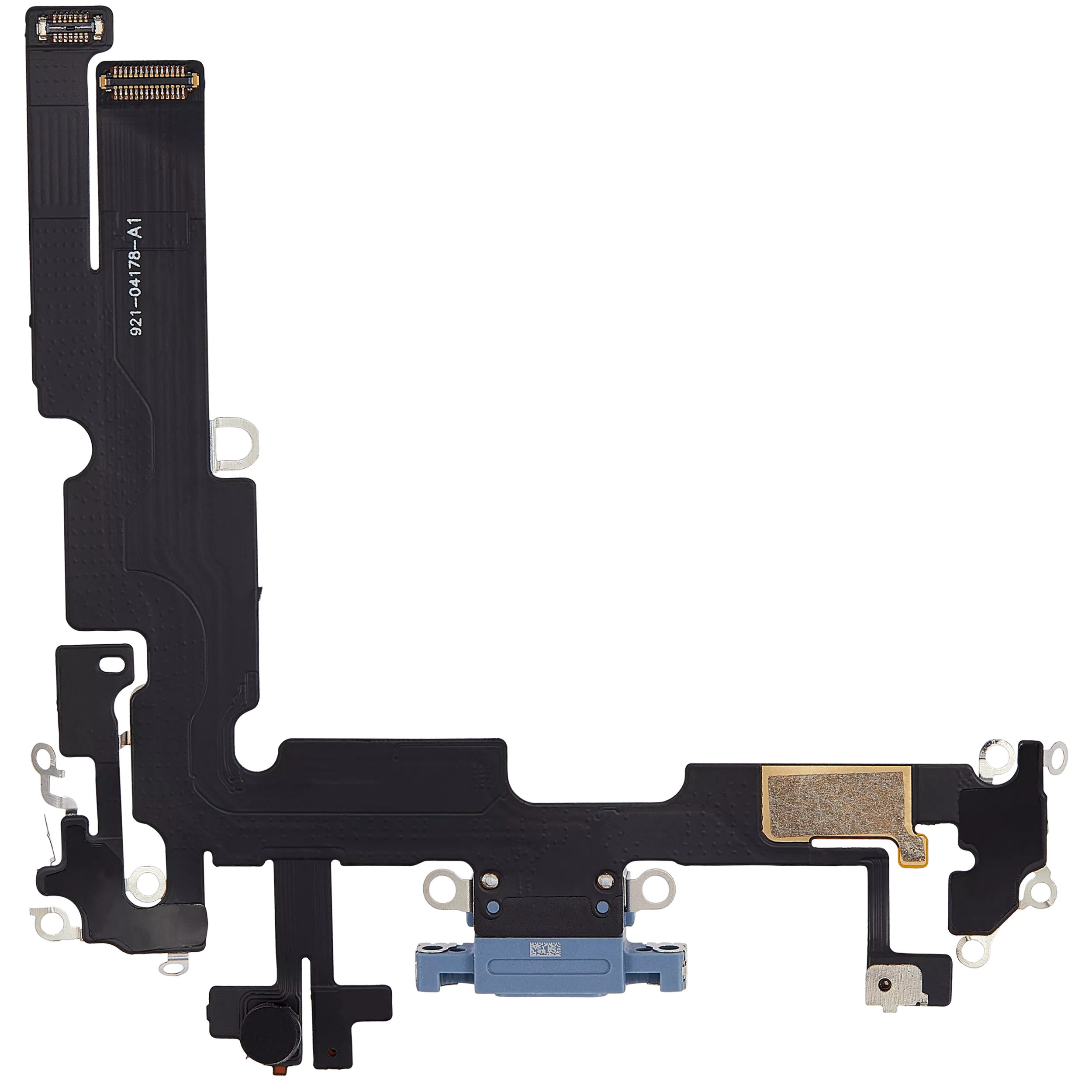 Charging Port Flex Cable For iPhone 14 Plus (Aftermarket Plus) (Blue) - Image 7