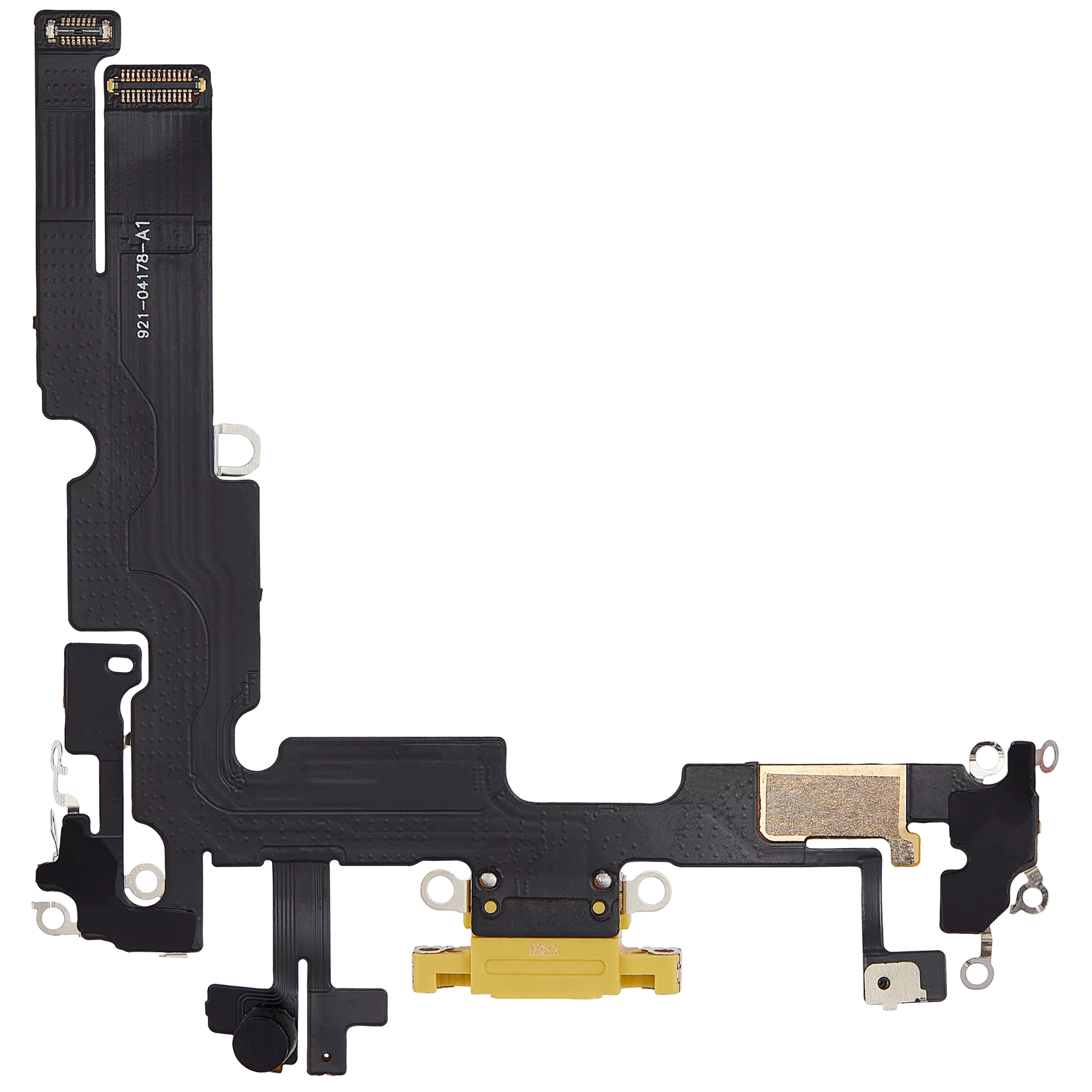 Charging Port Flex Cable For iPhone 14 Plus (Aftermarket Plus) (Yellow) - Image 2