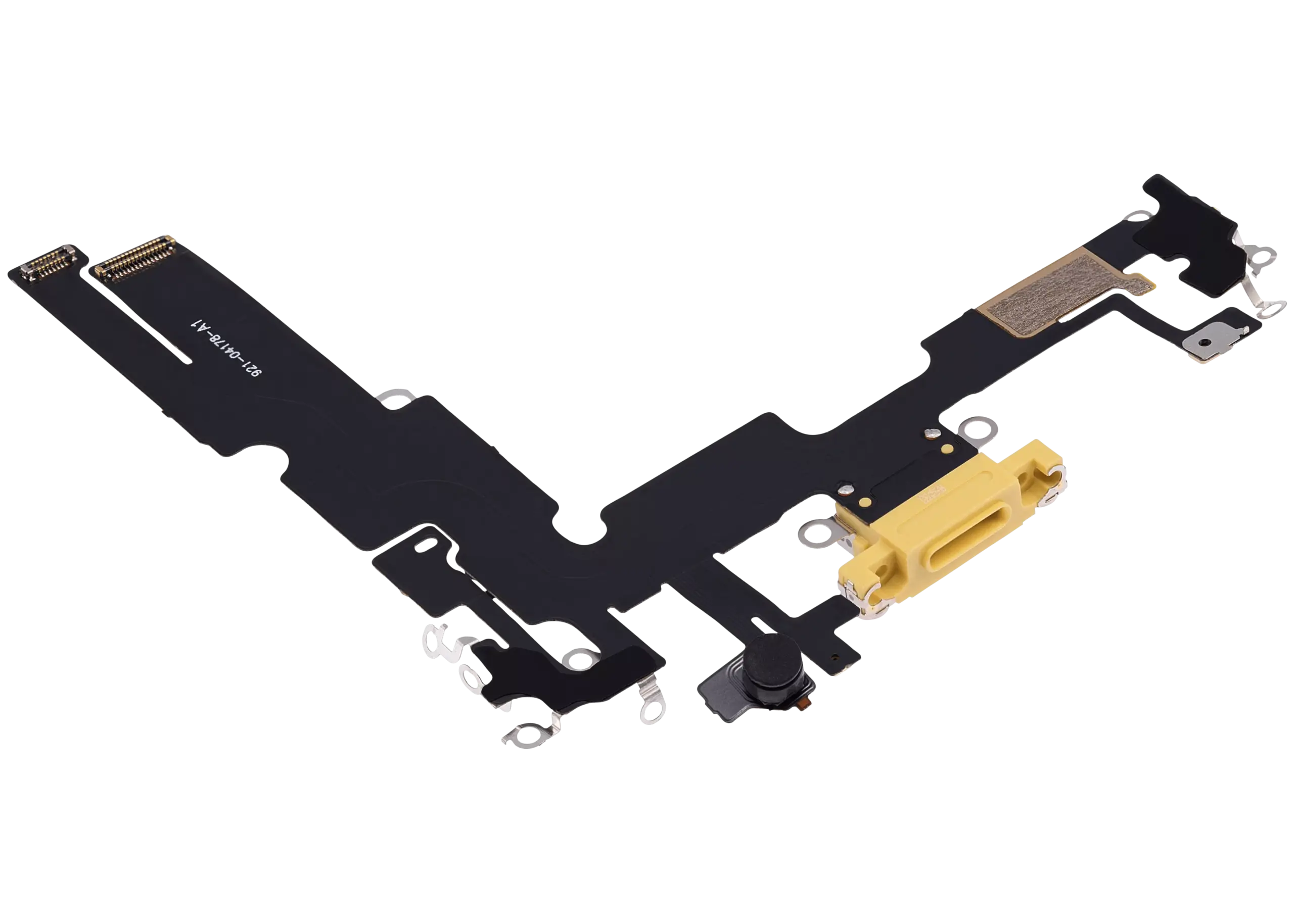 Charging Port Flex Cable For iPhone 14 Plus (Aftermarket Plus) (Yellow) - Image 4