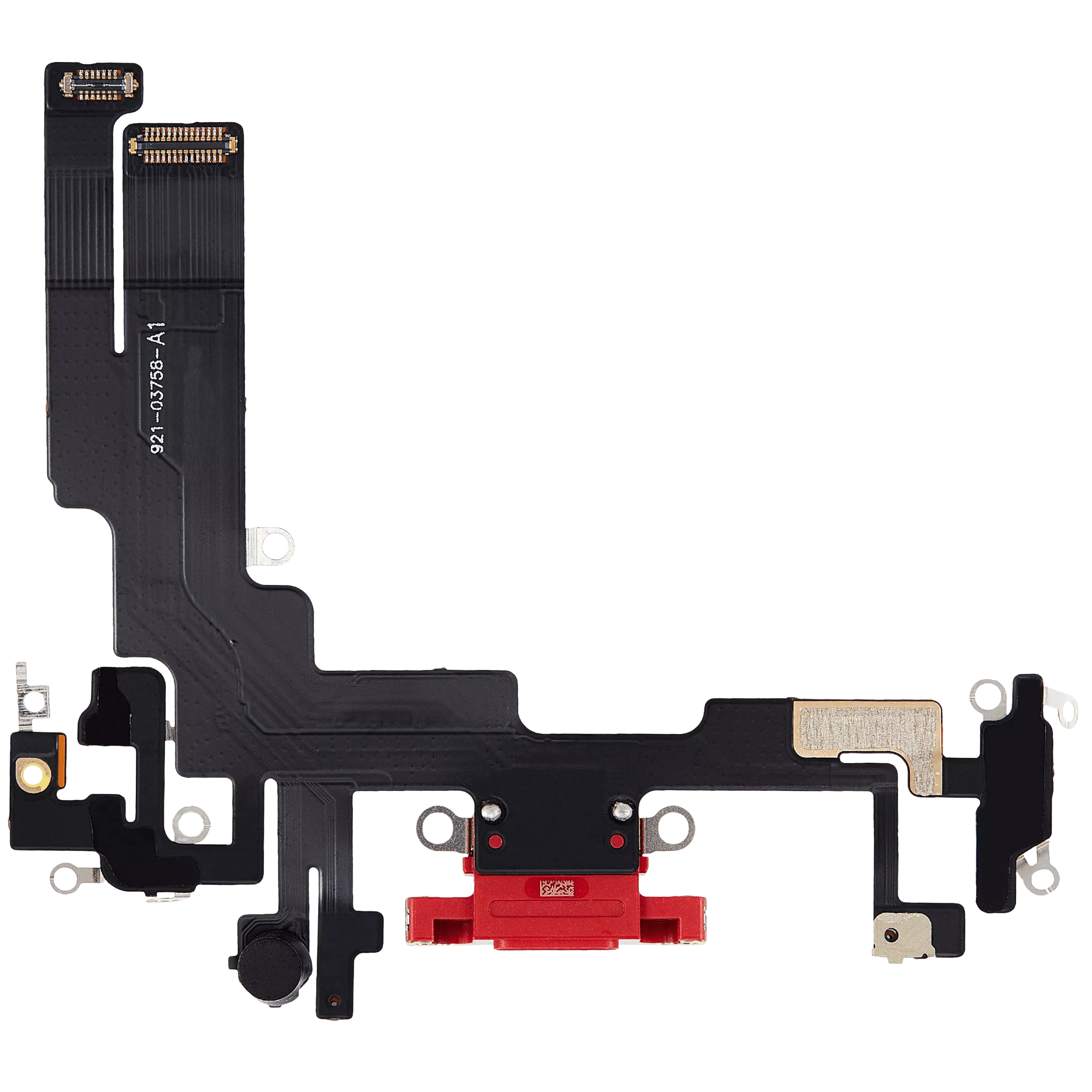 Charging Port Flex Cable For iPhone 14 (Aftermarket Plus) (Red) - Image 7