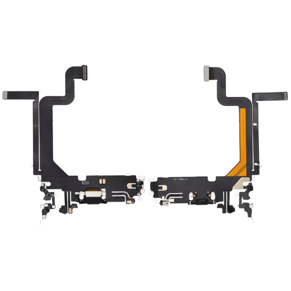 Charging Port Flex Cable For iPhone 14 Pro Max (Aftermarket Plus) (Space Black)